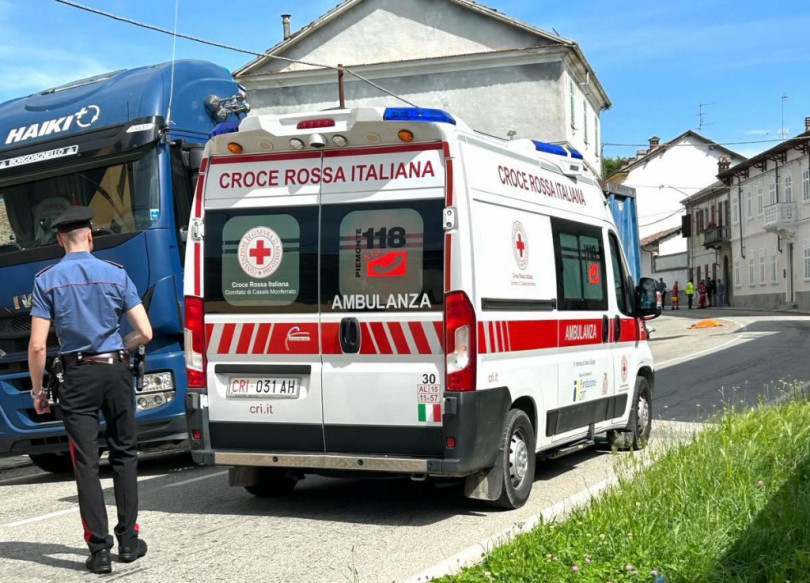 Pensionato 89enne di Pontestura muore investito da un autotreno